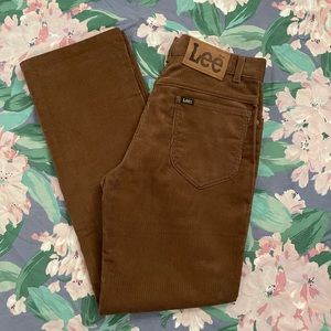 Vintage Lee Jeans 1980s
Brown Corduroy